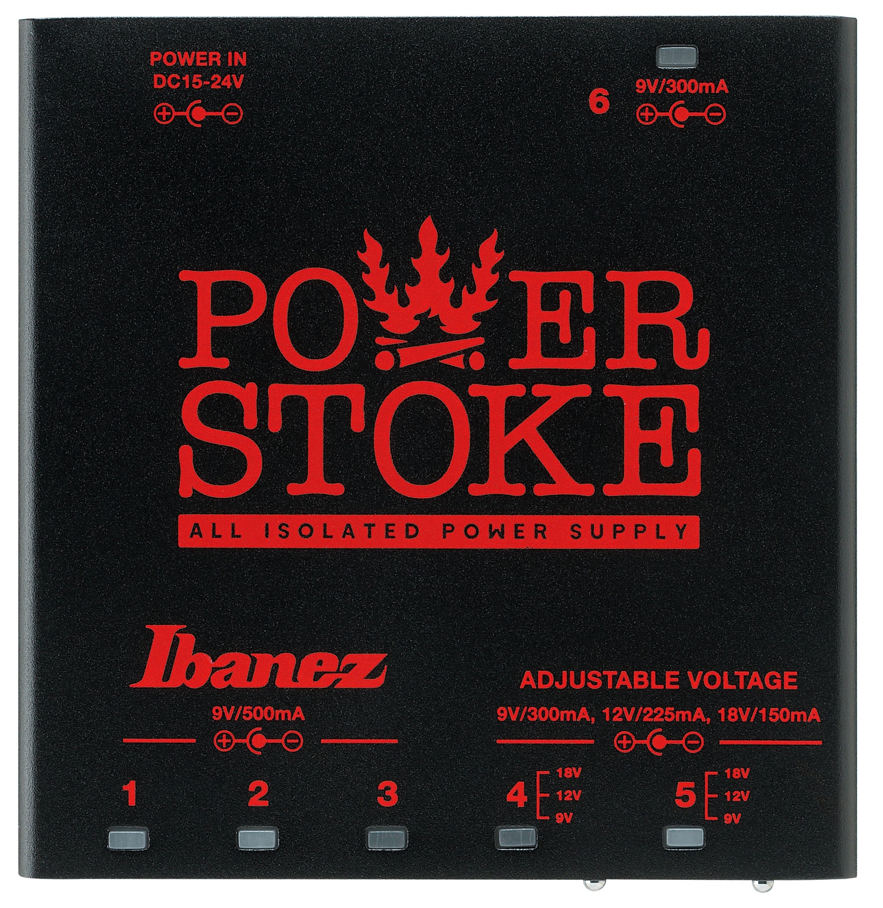 Fotografie Ibanez Guitar Pedal Power Supply - 6 Isolated Outputs for Guitar Pedal