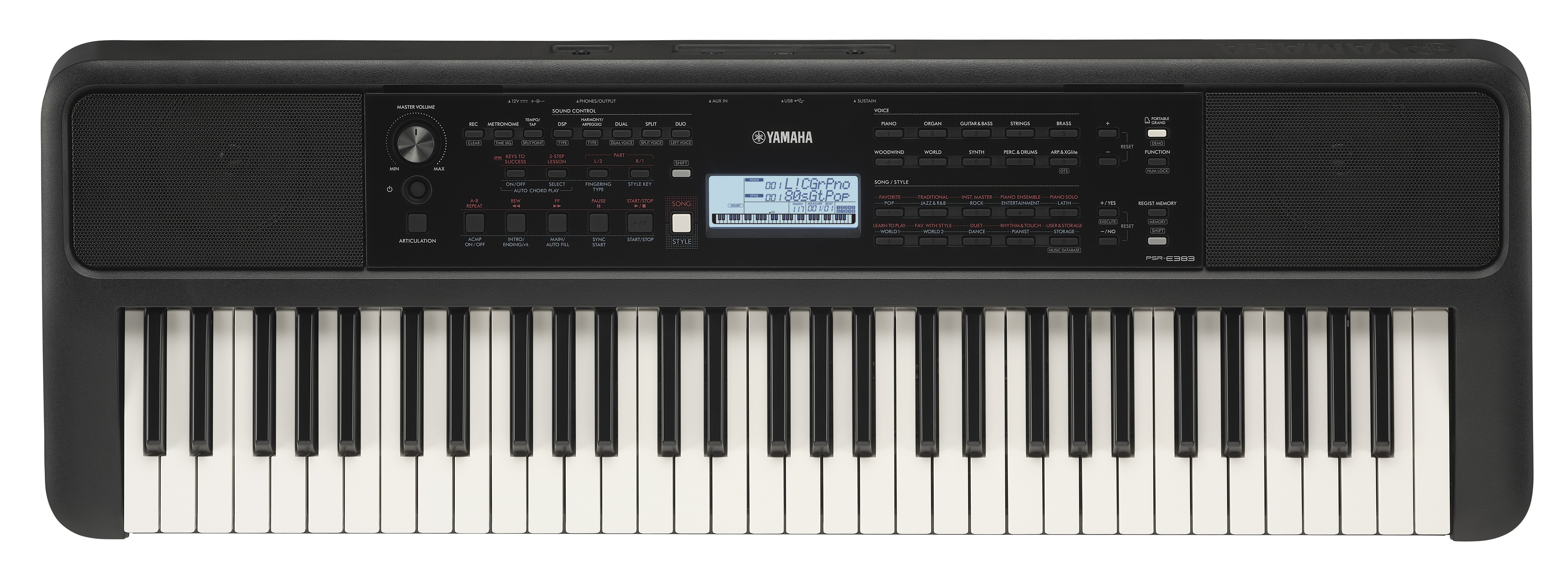 Fotografie Yamaha PSR-E383