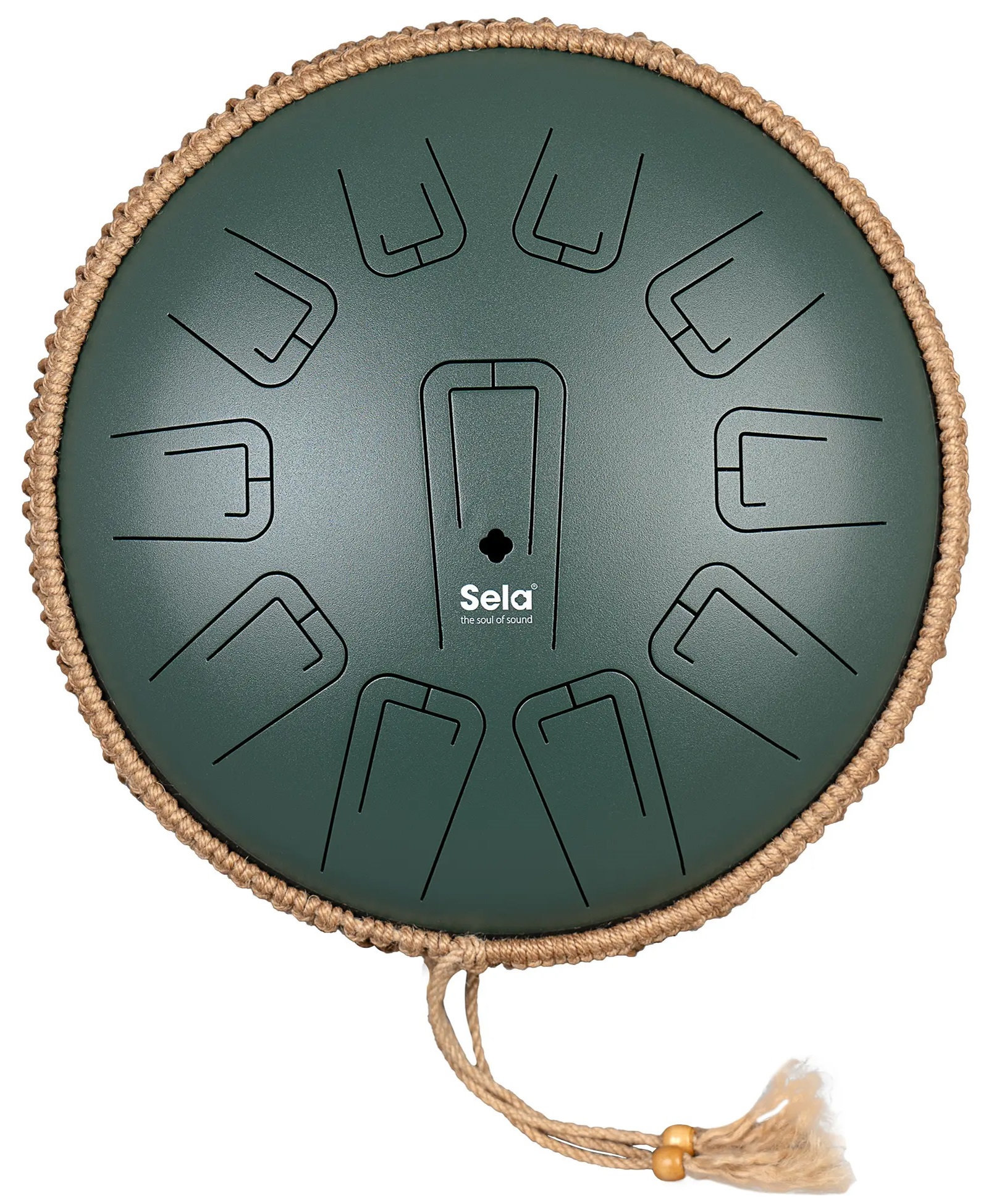 Fotografie Sela Unity Tongue Drum 13" C Major Green 432 Hz
