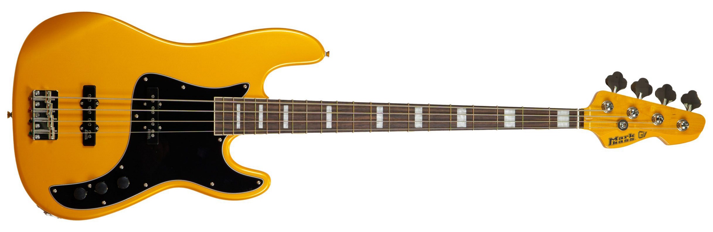 Fotografie Markbass GV4 Gloxy Passive Metallic Yellow CR RW