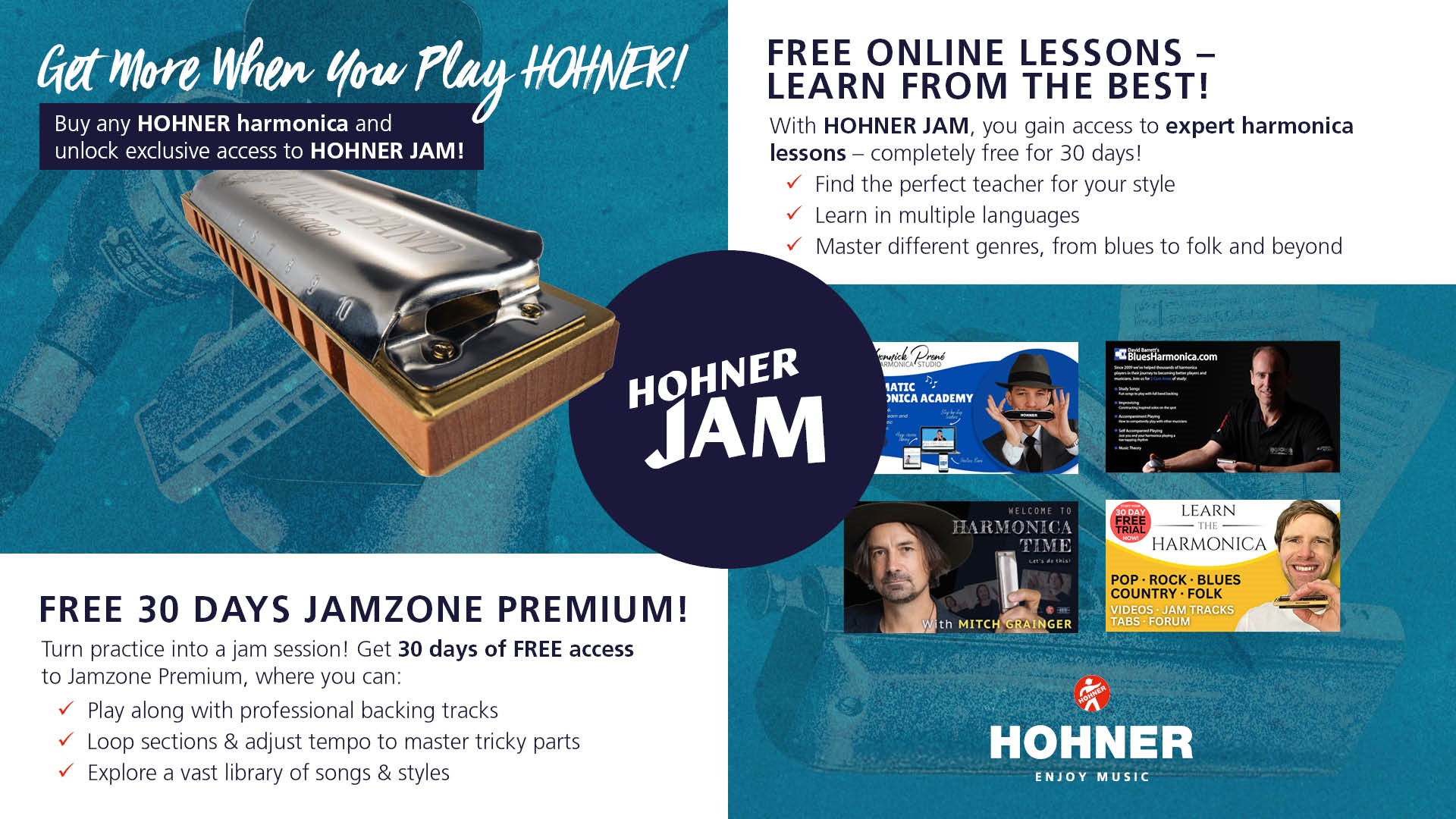 Hohner Rocket ProPack (C-, G-, A-major)