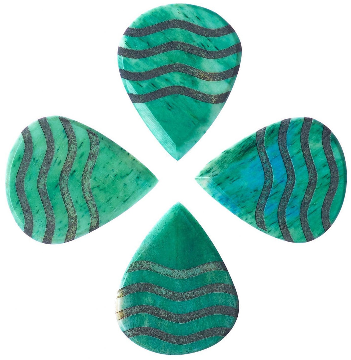 Fotografie Timber Tones Jazzy Tones Max Green Bone 4-Pack