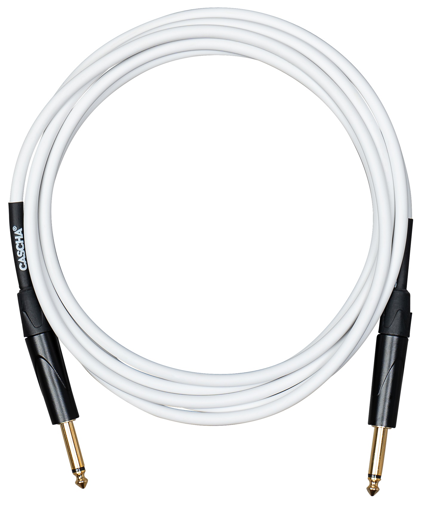 Fotografie Cascha Advanced Line Guitar Cable White 6m