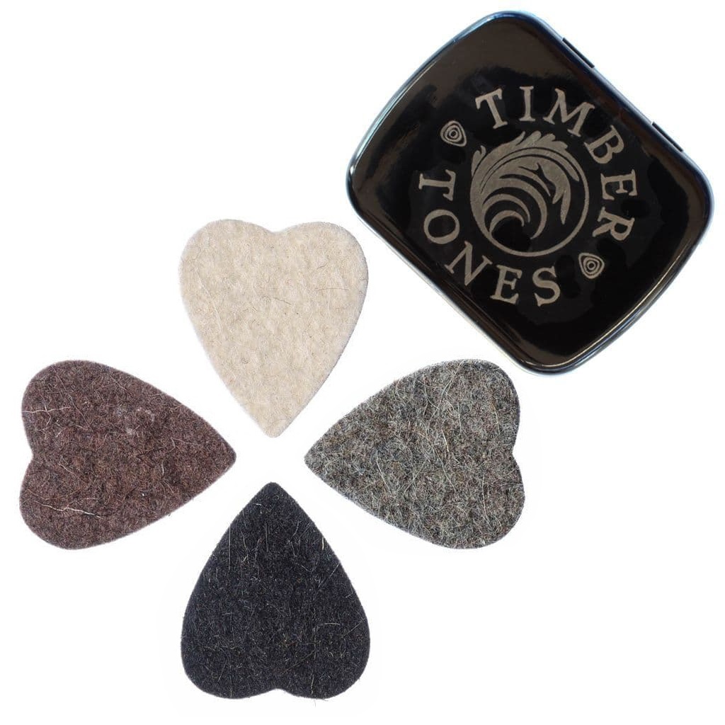 Fotografie Timber Tones Felt Tones Heart Mixed 4-Pack Tin