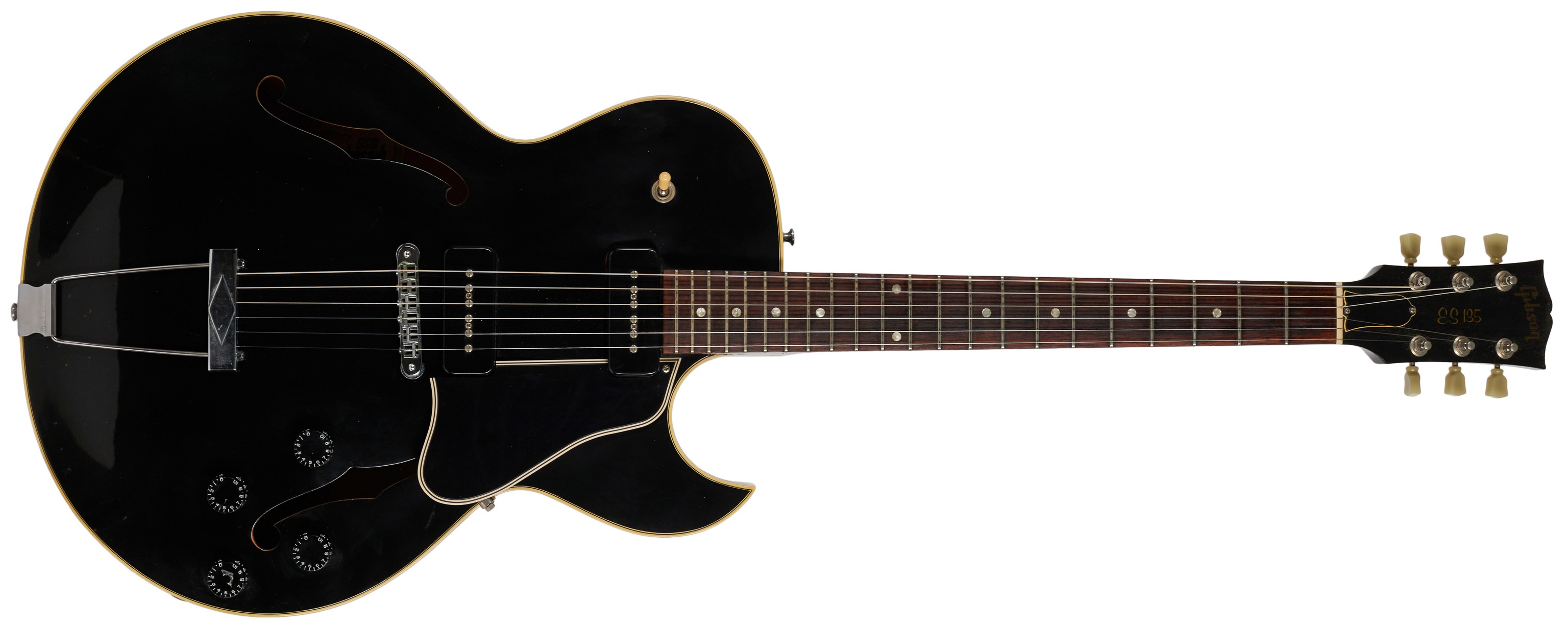 Gibson 1993 ES-135 Ebony P90