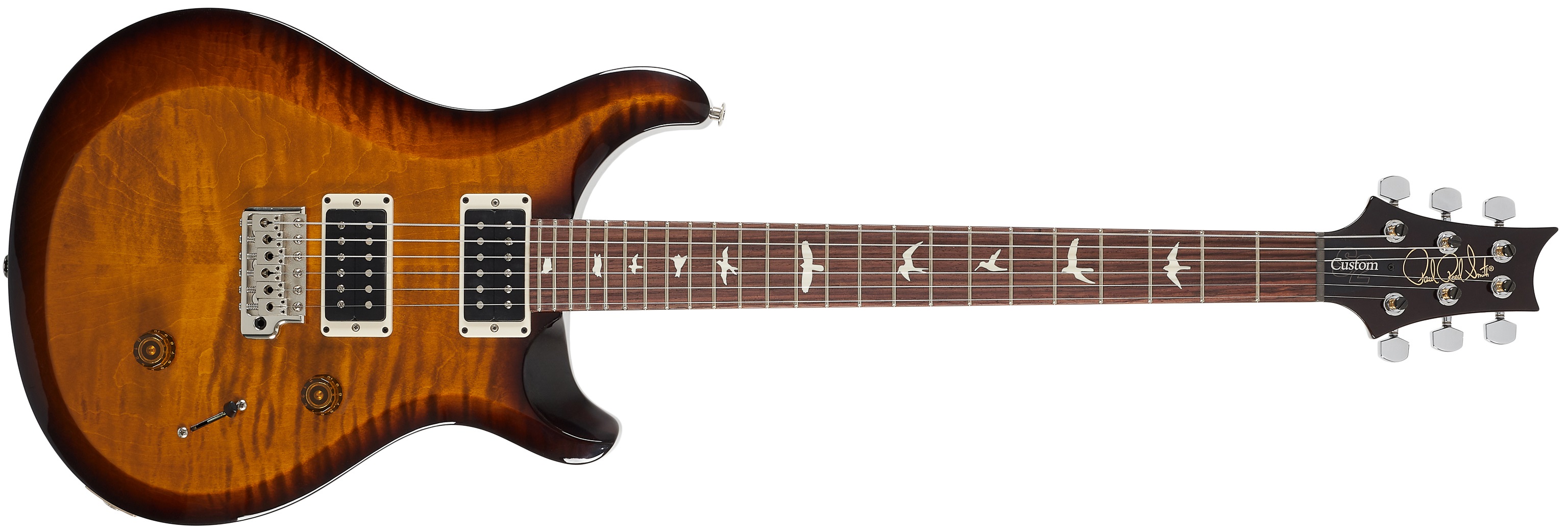 PRS S2 Custom 24 Black Amber