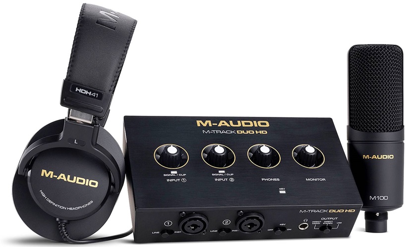 M-Audio M-Track DUO HD producer pack