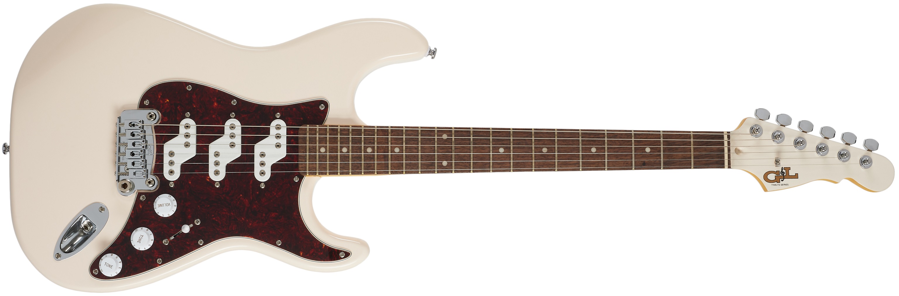 G&L Tribute Comanche Olympic White RW