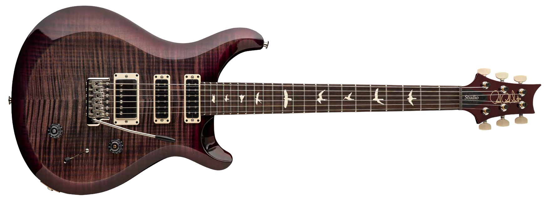 PRS S2 Studio Faded Gray Black Purple Burst