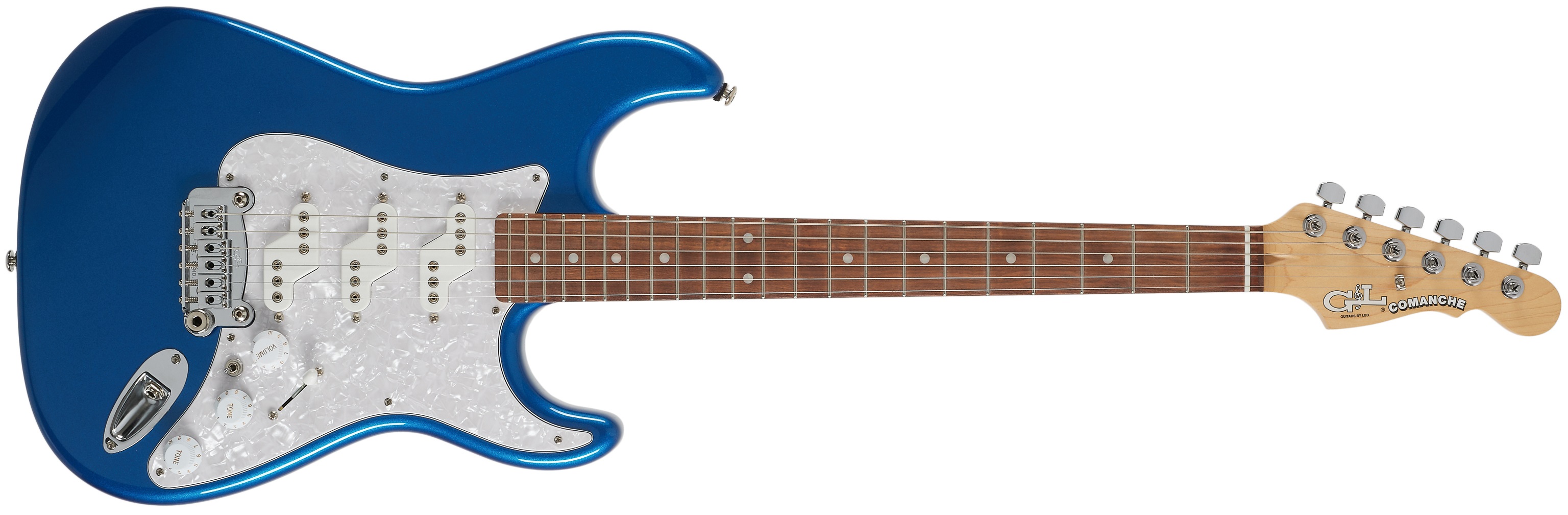 G&L USA Fullerton Deluxe Comanche - Midnight Blue Metallic