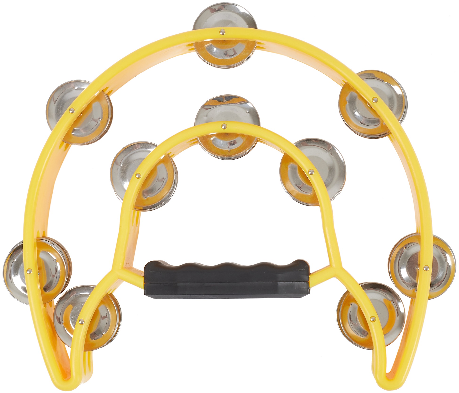 Fotografie Cega Double Row Tambourine Yellow