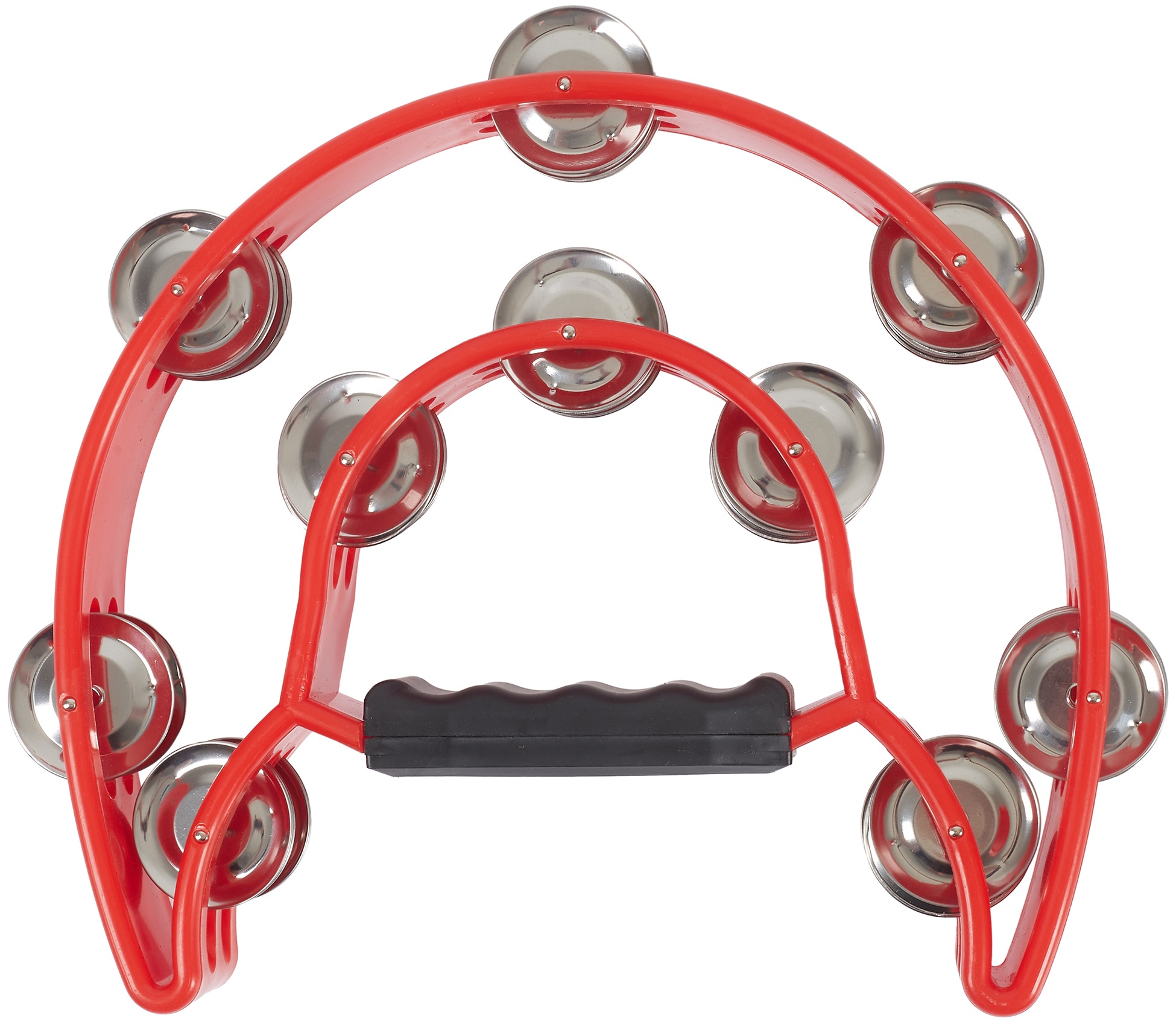 Fotografie Cega Double Row Tambourine Red