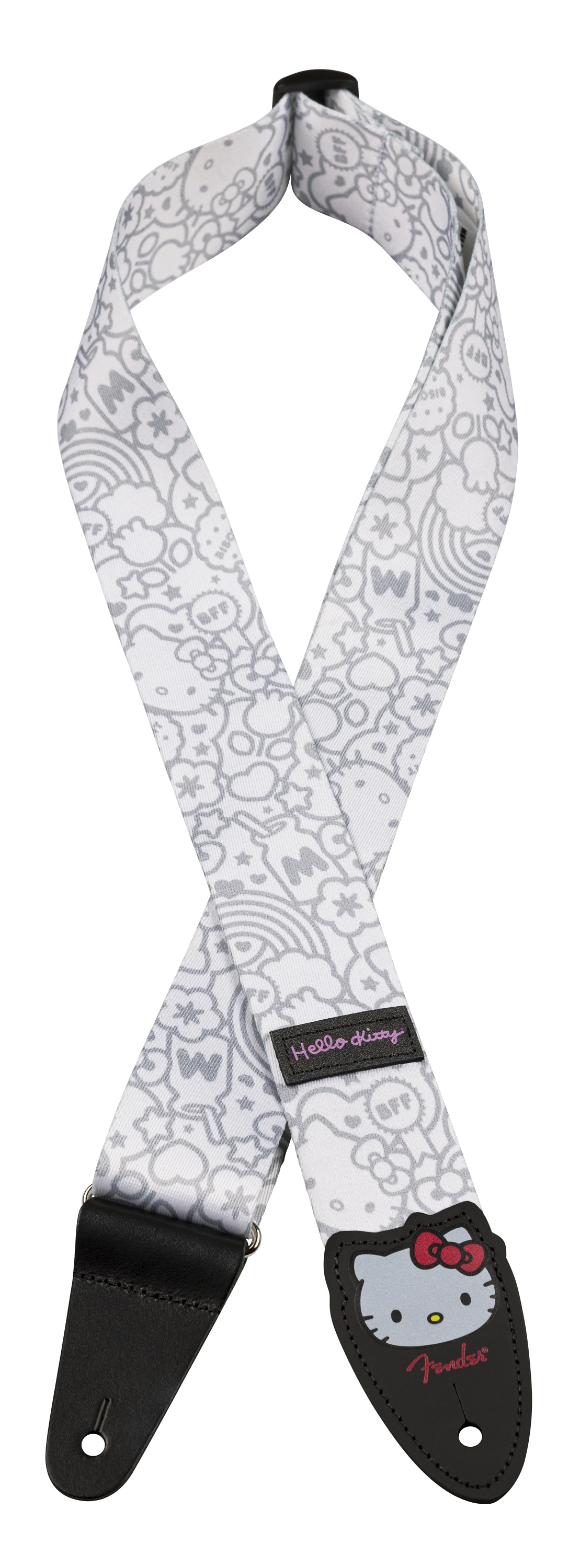 Fender x Hello Kitty White Poly Strap 2"