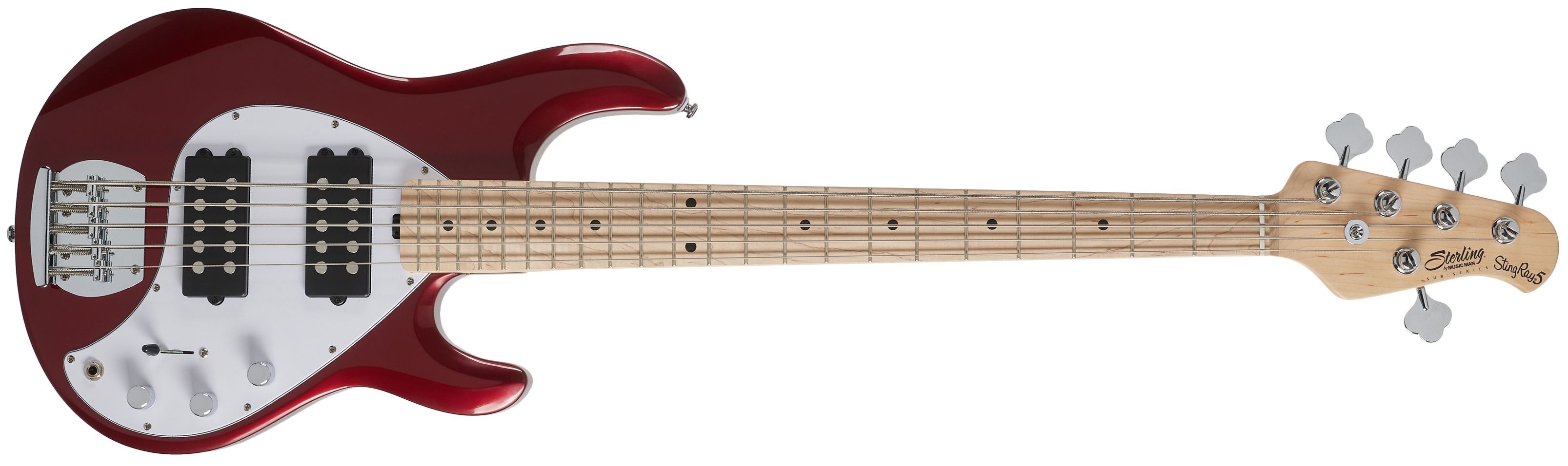 Sterling by Music Man SUB StingRay 5 HH Candy Apple Red