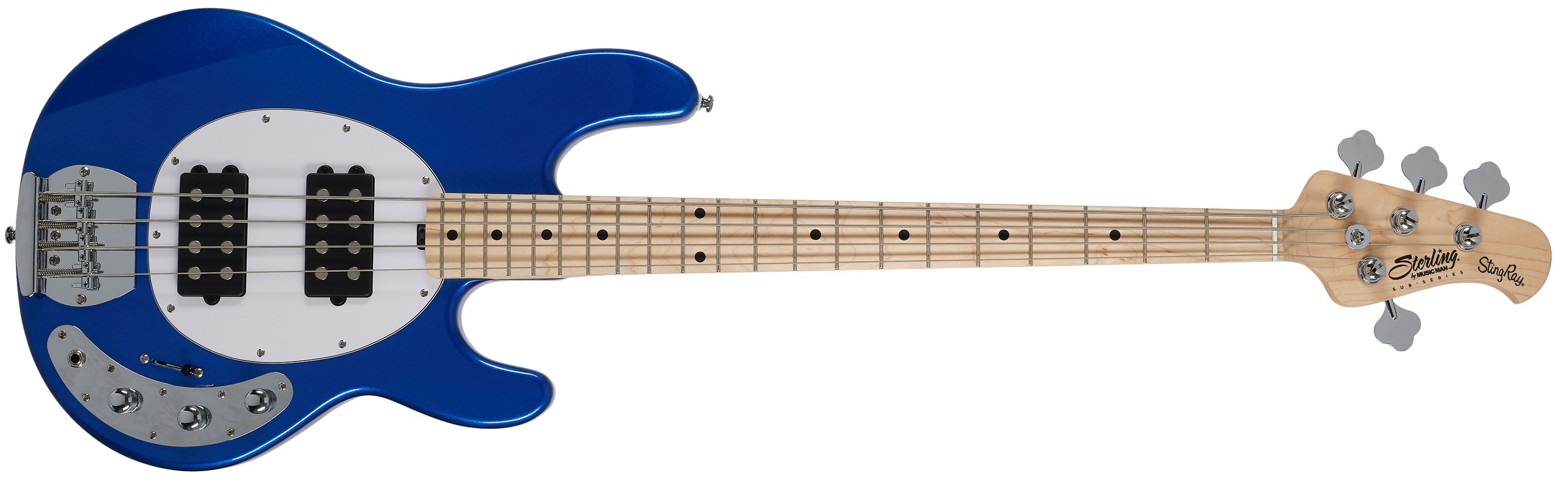 Sterling by Music Man StingRay HH Cobra Blue