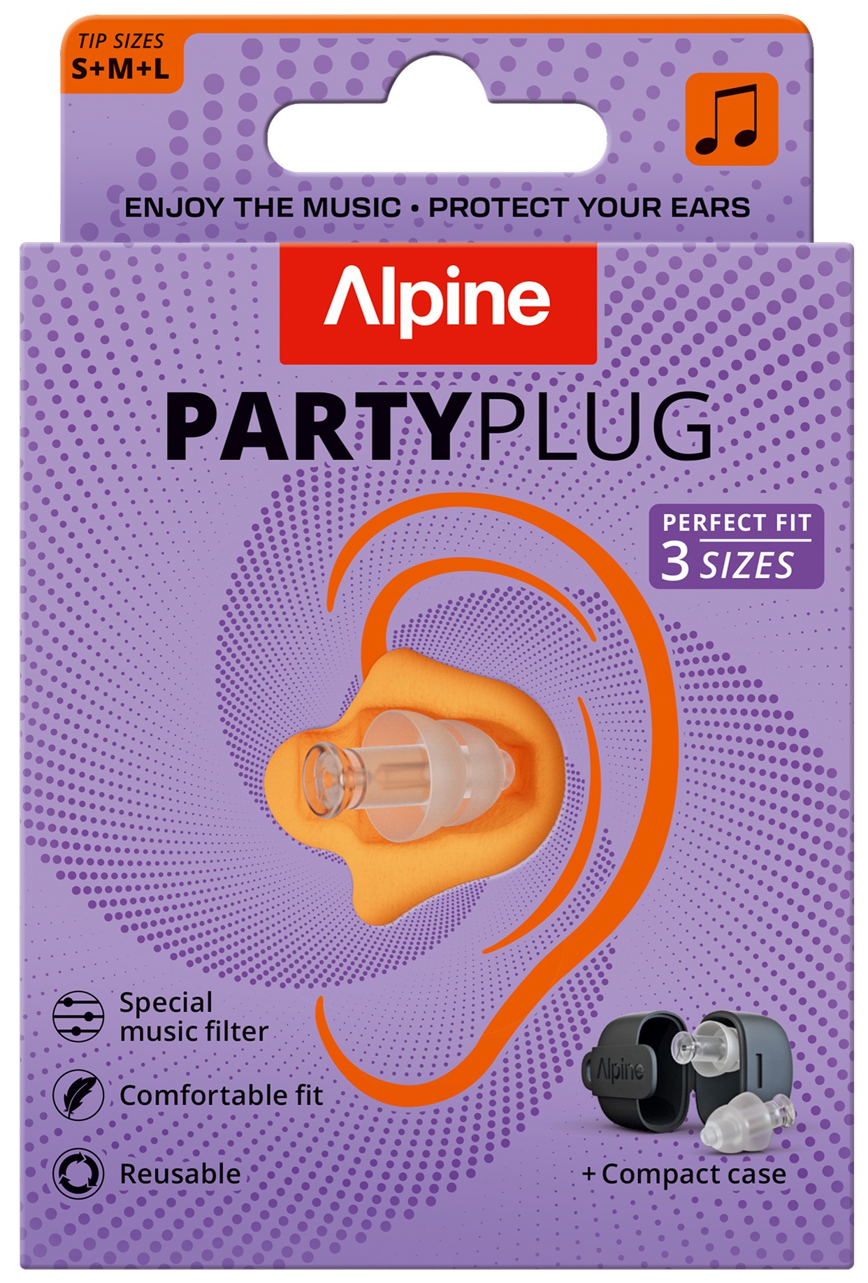 Alpine Partyplug transparent