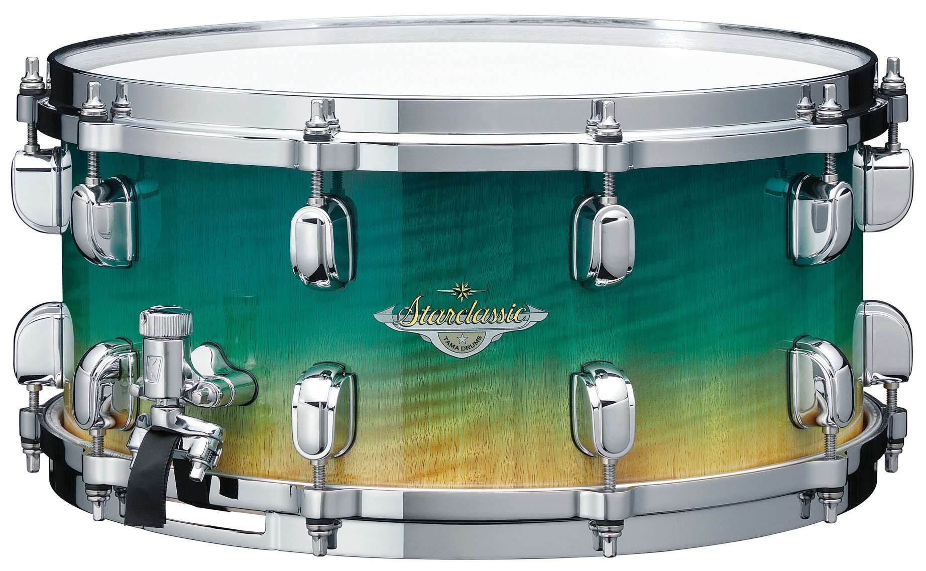 Fotografie Tama Starclassic Maple Exotic Snare Drum 14" x 5,5" - Marine Shoreline
