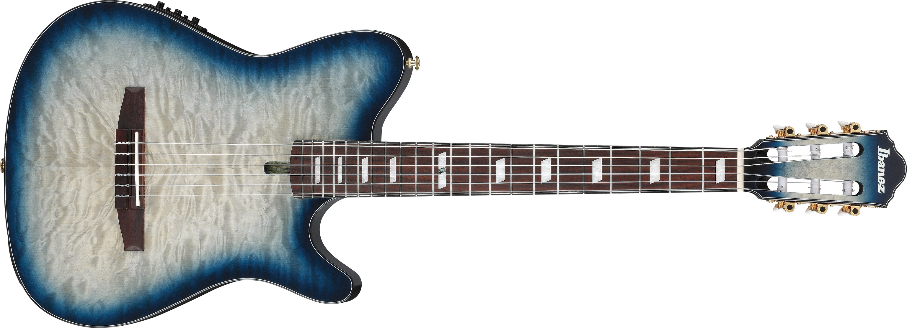 Fotografie Ibanez FRH20QMN Cosmic Blue Starburst