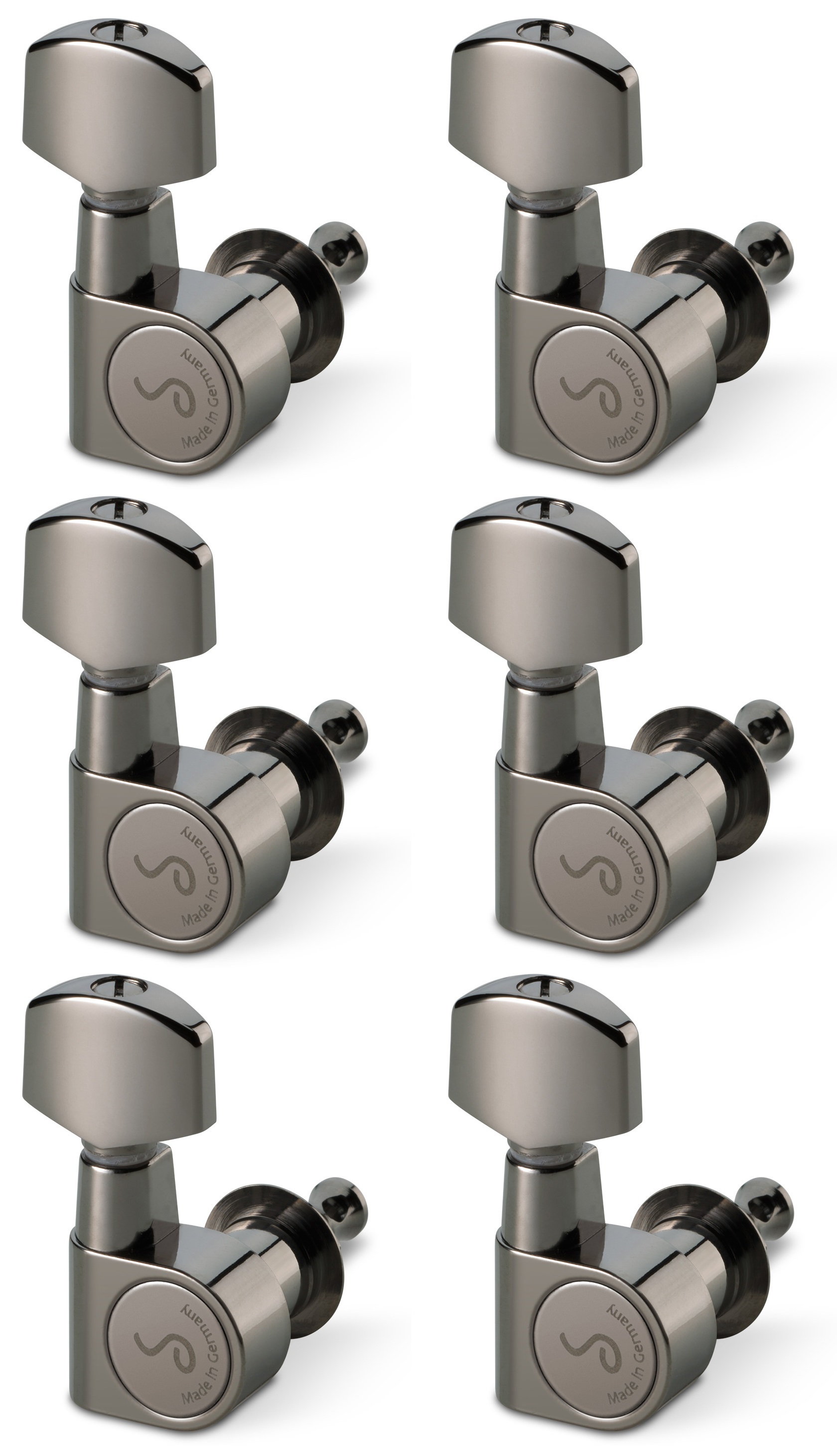 Schaller M6 Pin 6 left Ruthenium