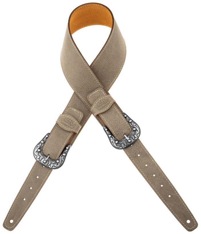 Fotografie Magrabò Twin Buckle TS Aged Granito 7 cm, Sun Silver Buckle