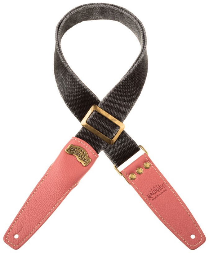 Fotografie Magrabò Stripe SS Cotton Washed Black 5 cm, Litchy