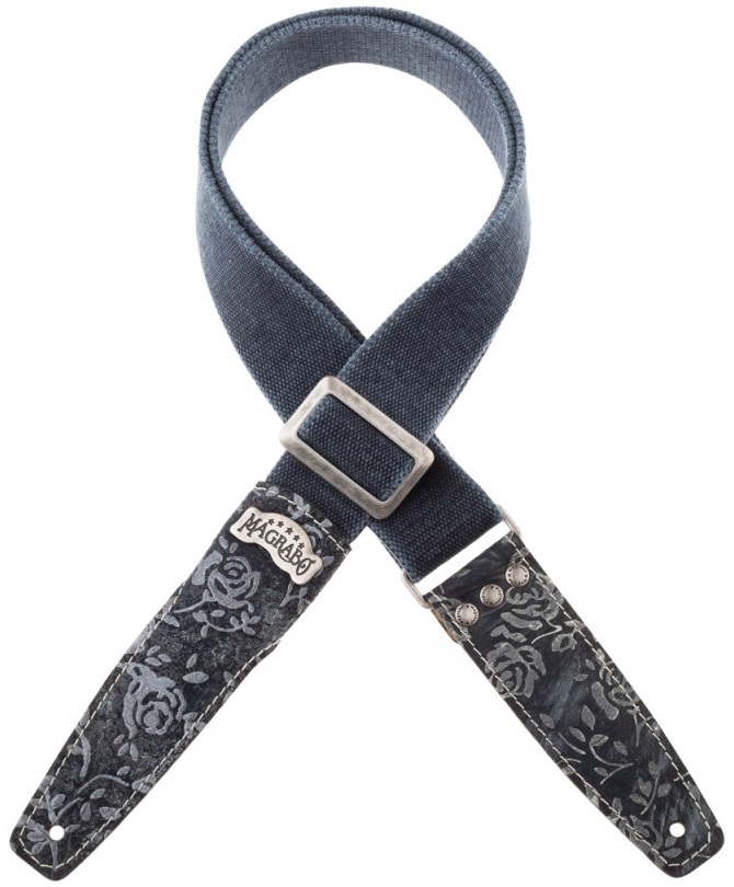 Magrabò Stripe SS Cotton Washed Blue 5 cm, Rosa Blue