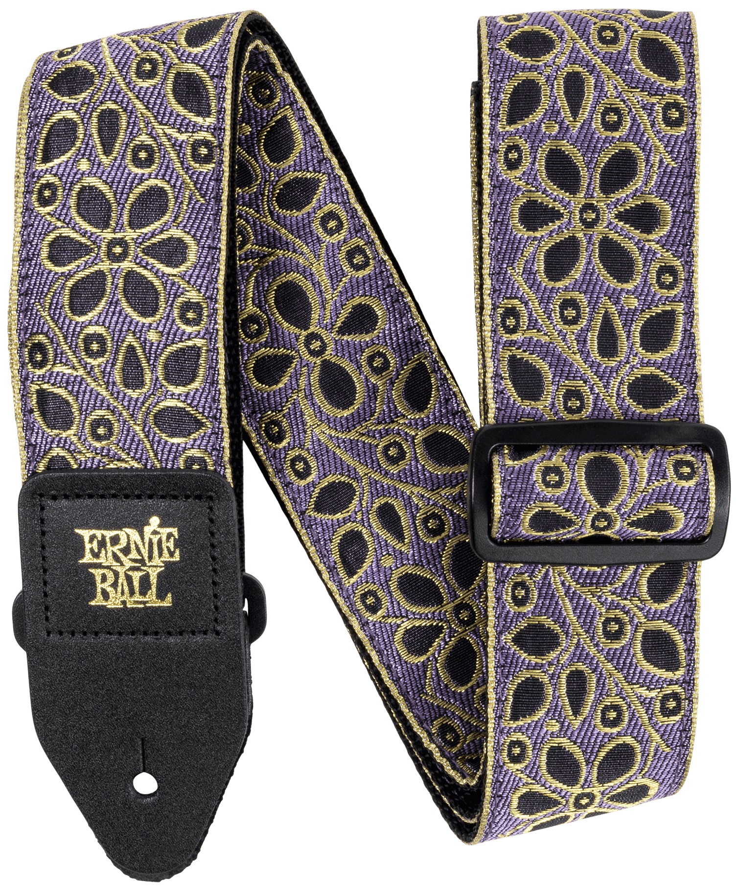 Ernie Ball Classic Jacquard Guitar/Bass Strap - Jasmine and Juice