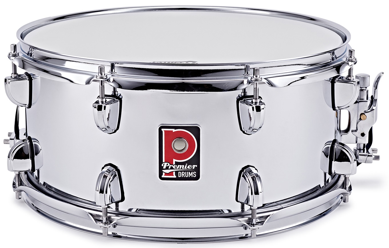 Fotografie Premier 14" x 6,5" Artist Steel Snare Drum Chrome