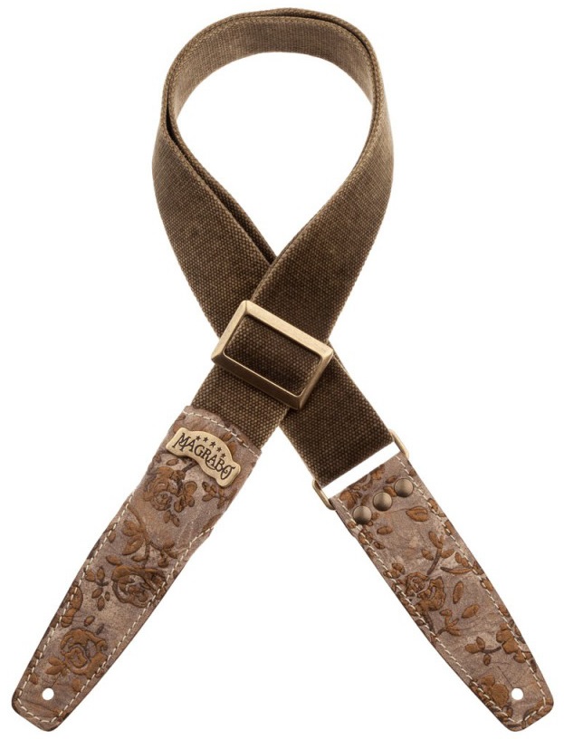 Magrabò Stripe SS Cotton Washed Green 5 cm, Rosa Dorata