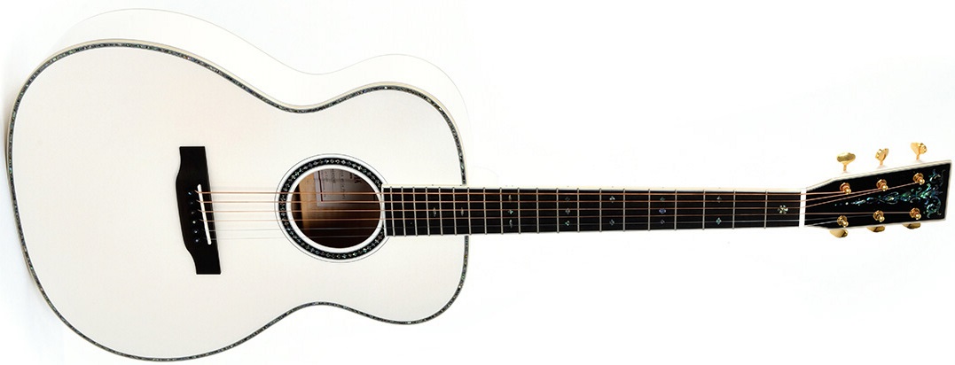 Fotografie Sigma Guitars S000A White Pearl