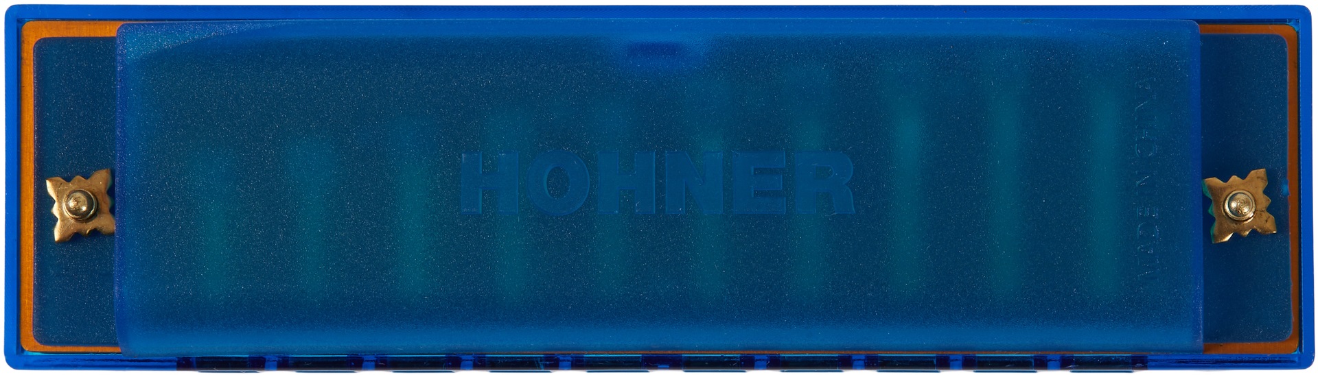 Fotografie Hohner Translucent Harp C, blue, hardcase