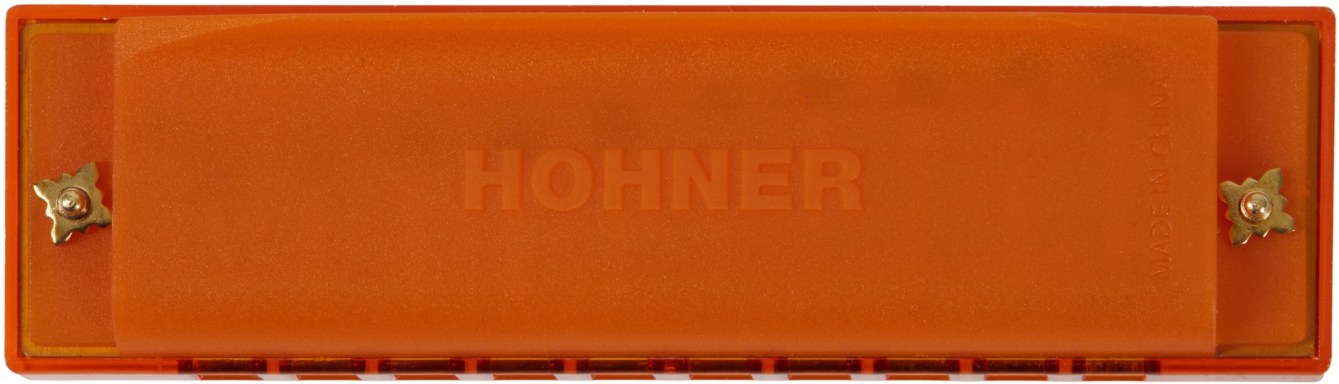Fotografie Hohner Translucent Harp C, orange, hardcase