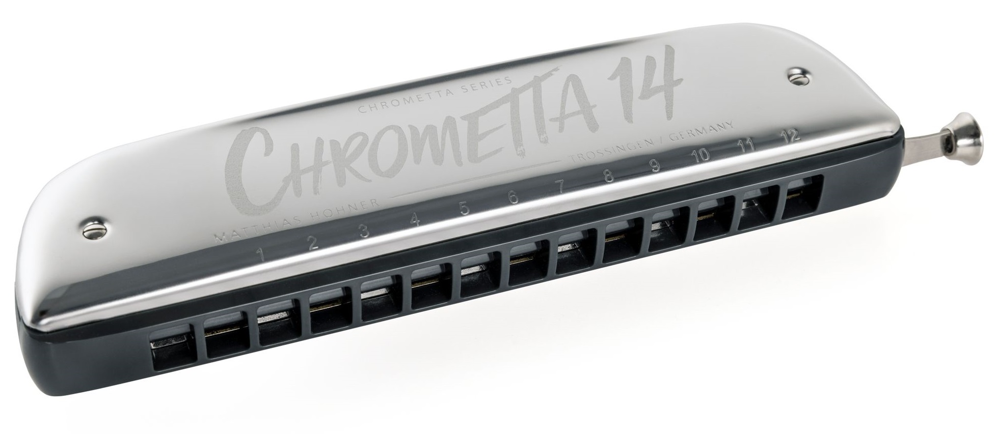 Fotografie Hohner Chrometta 14 C - Color Edition