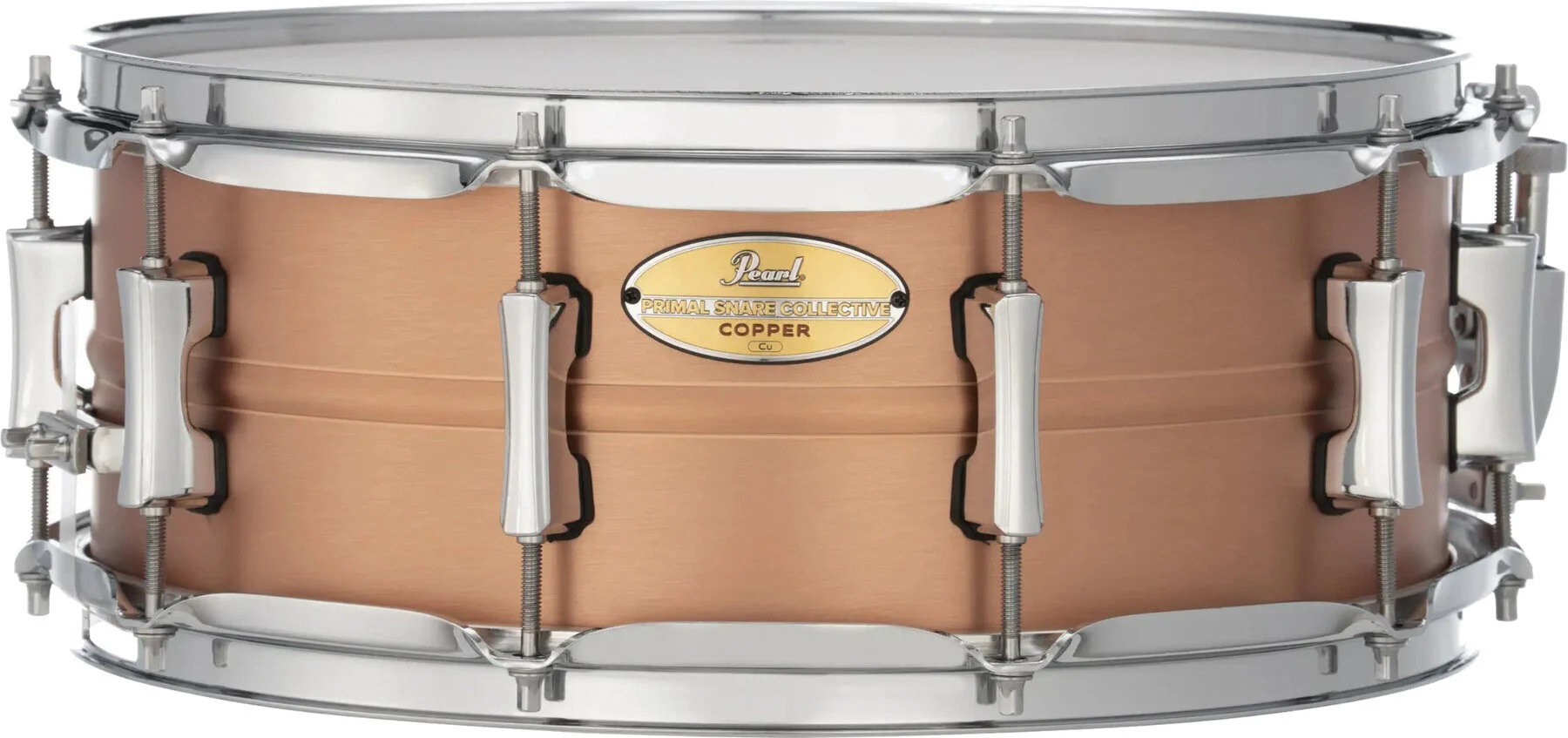 Fotografie Pearl PSC1455C Primal Snare Collective 14” x 5,5” - Brushed Copper Fin