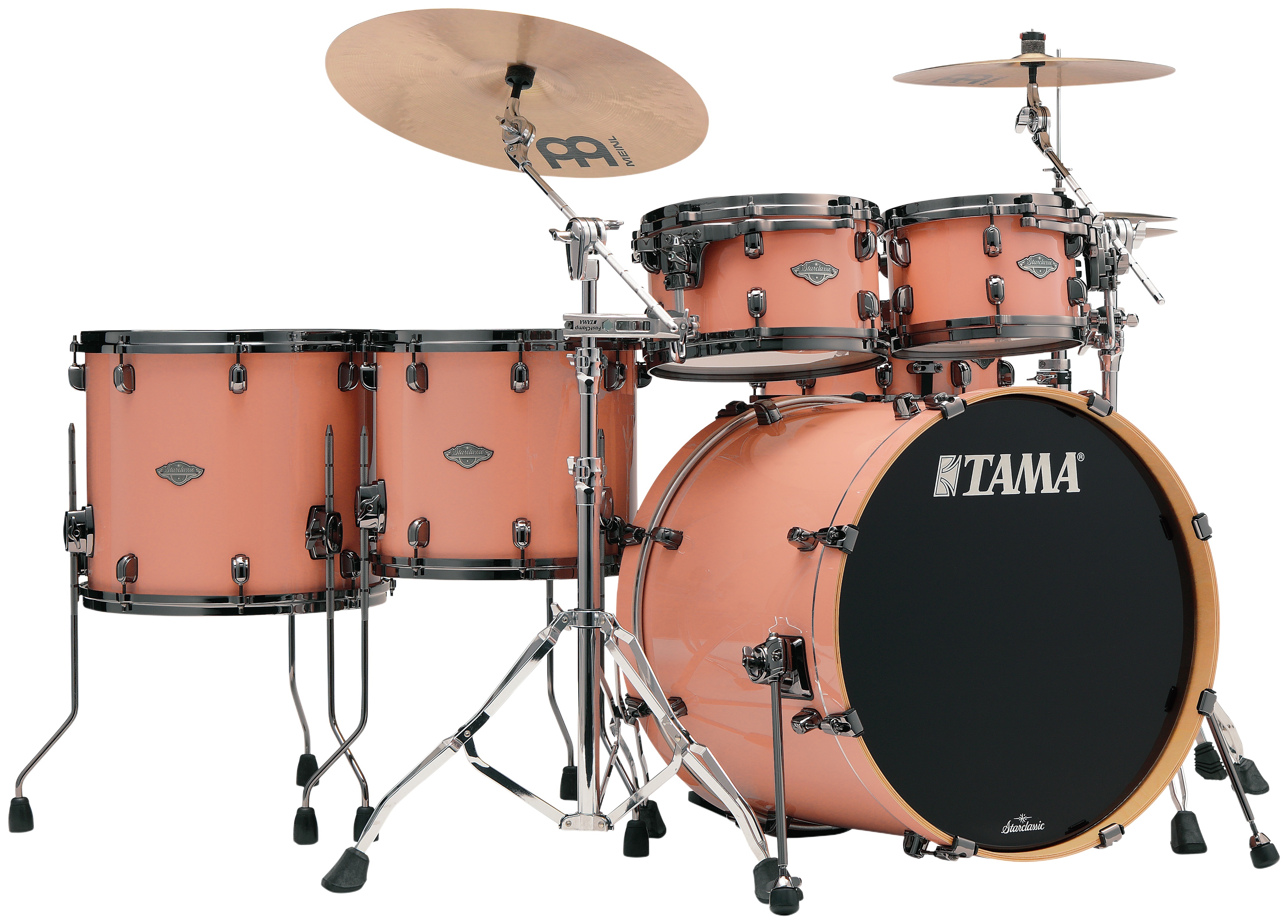 Fotografie Tama Starclassic Performer 5pcs - Dusty Rose/Black Nickel HW Rock Set