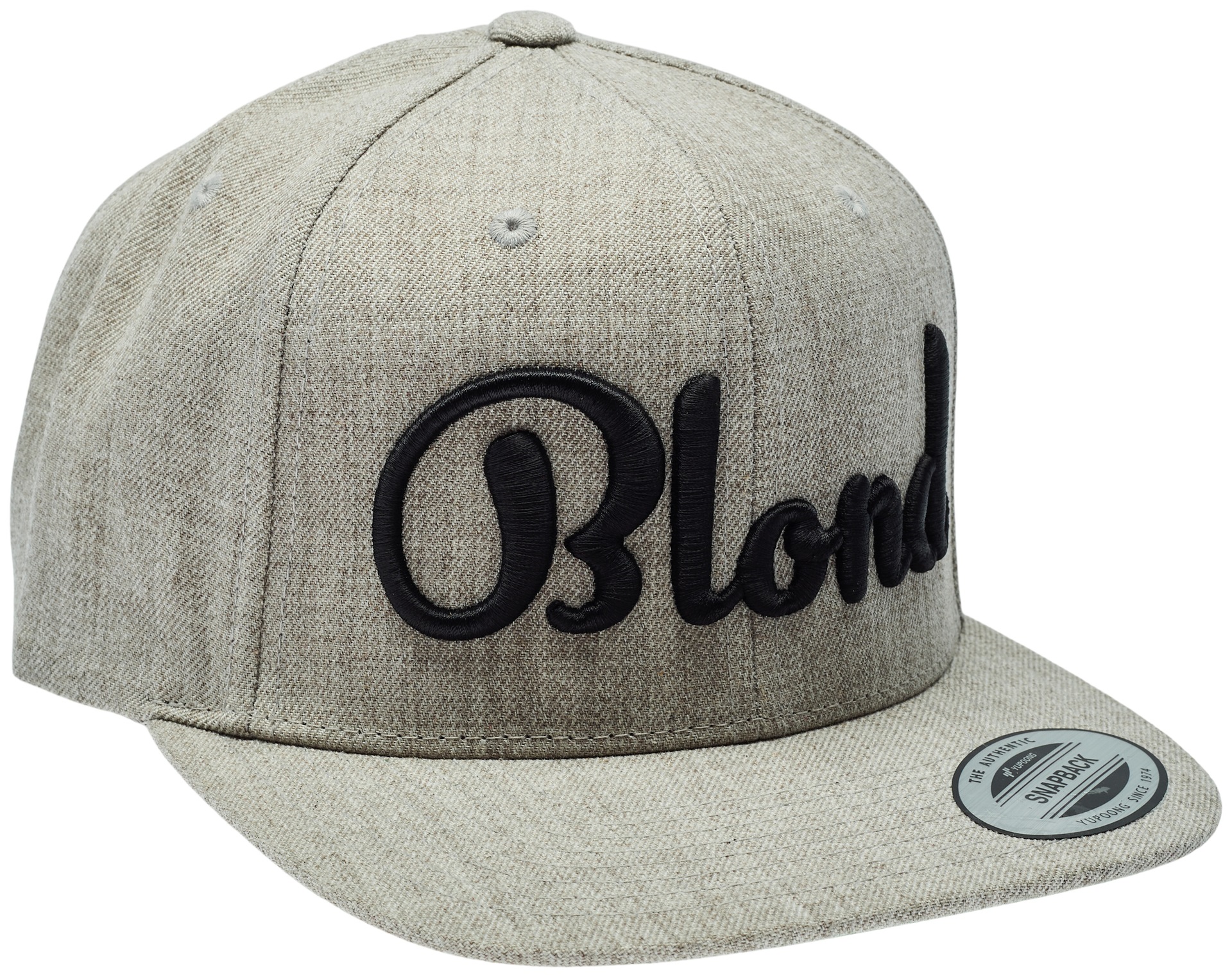 Fotografie Blond Classic Snapback Grey & Black