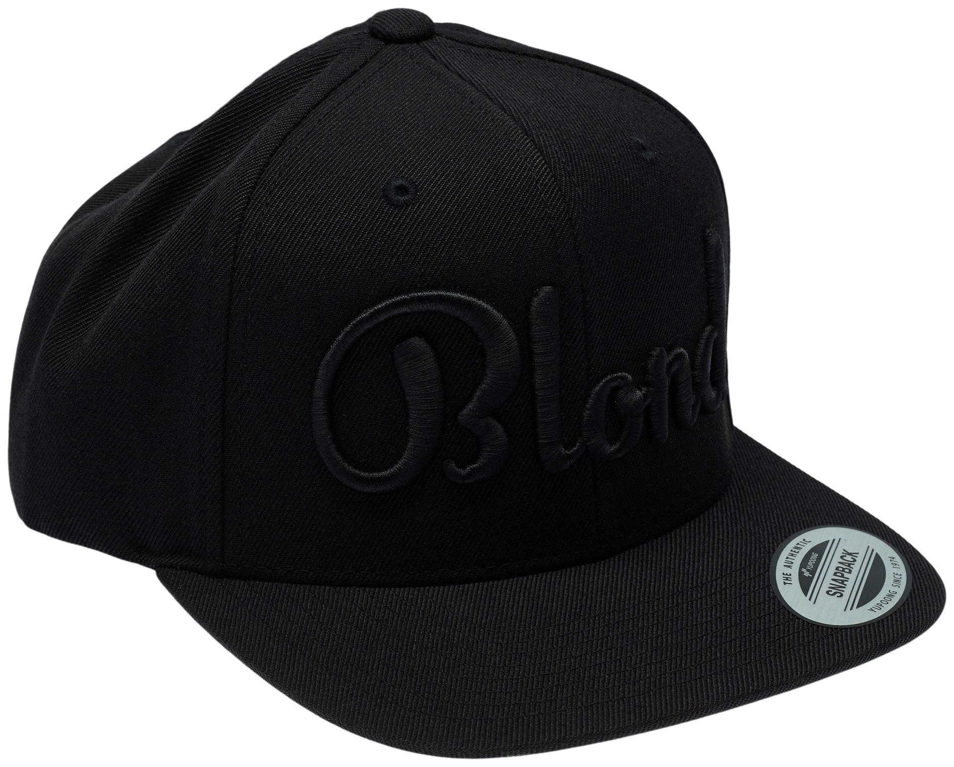 Fotografie Blond Classic Snapback Black & Black