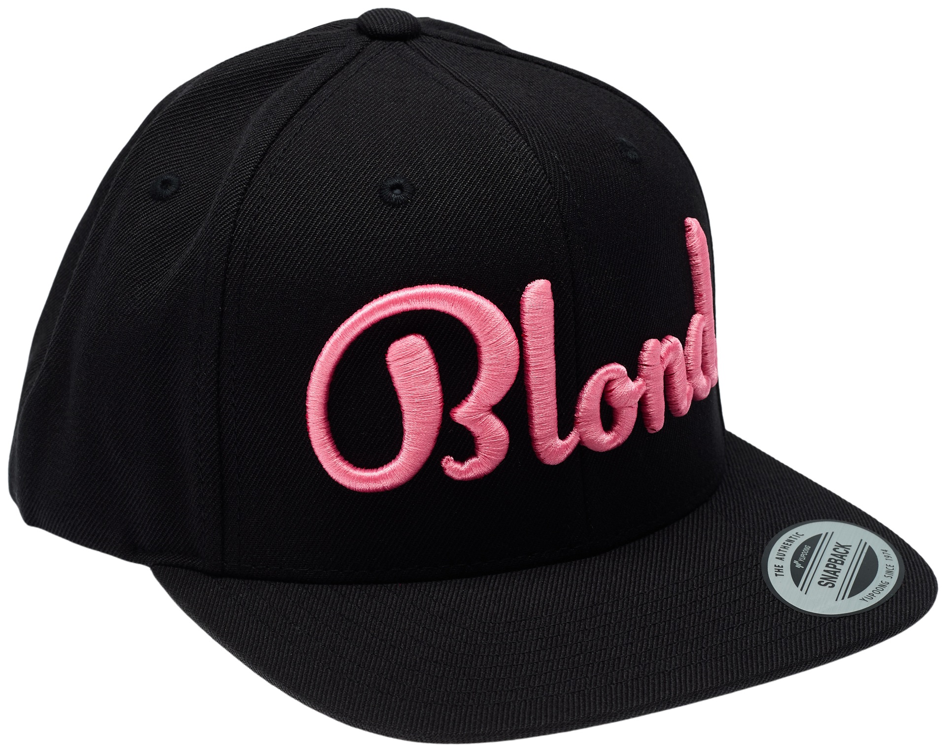 Fotografie Blond Classic Snapback Black & Pink
