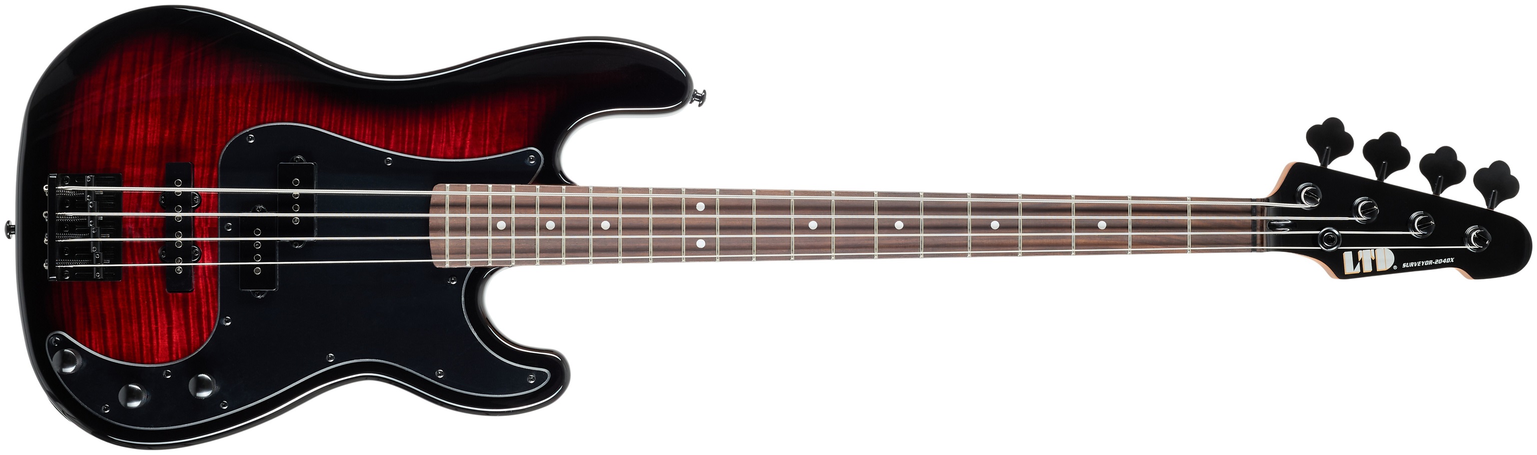 Fotografie ESP LTD Surveyor-204DX Red Burst