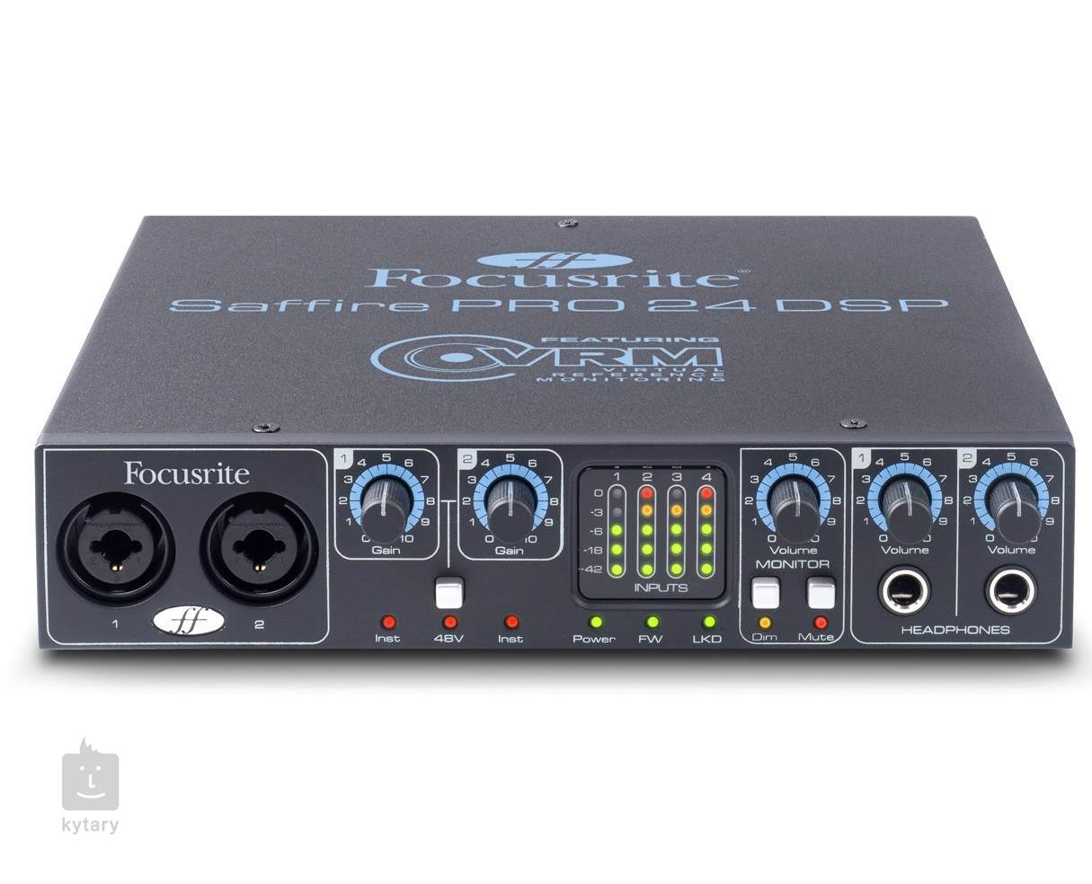 Как подключить звуковую карту focusrite saffire pro 24