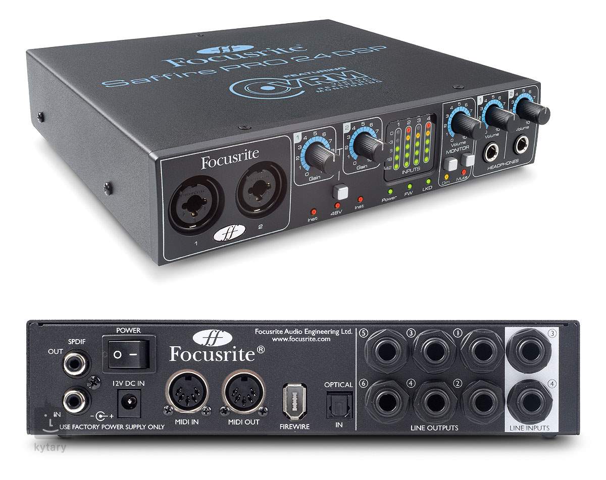 Как подключить звуковую карту focusrite saffire pro 24