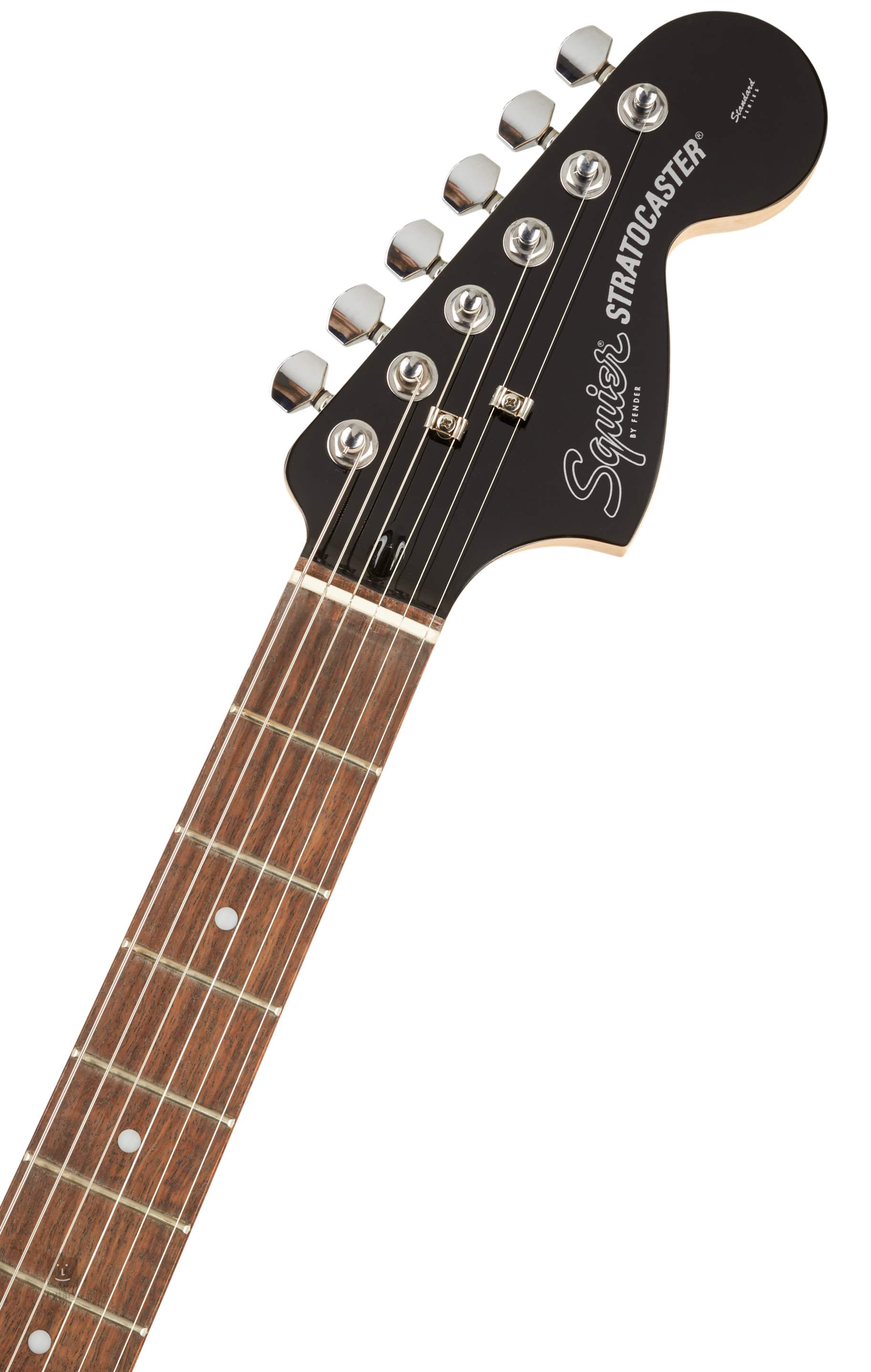FENDER SQUIER Standard Stratocaster HSS LRL Black and Chrome Elektrická kytara Kytary.cz