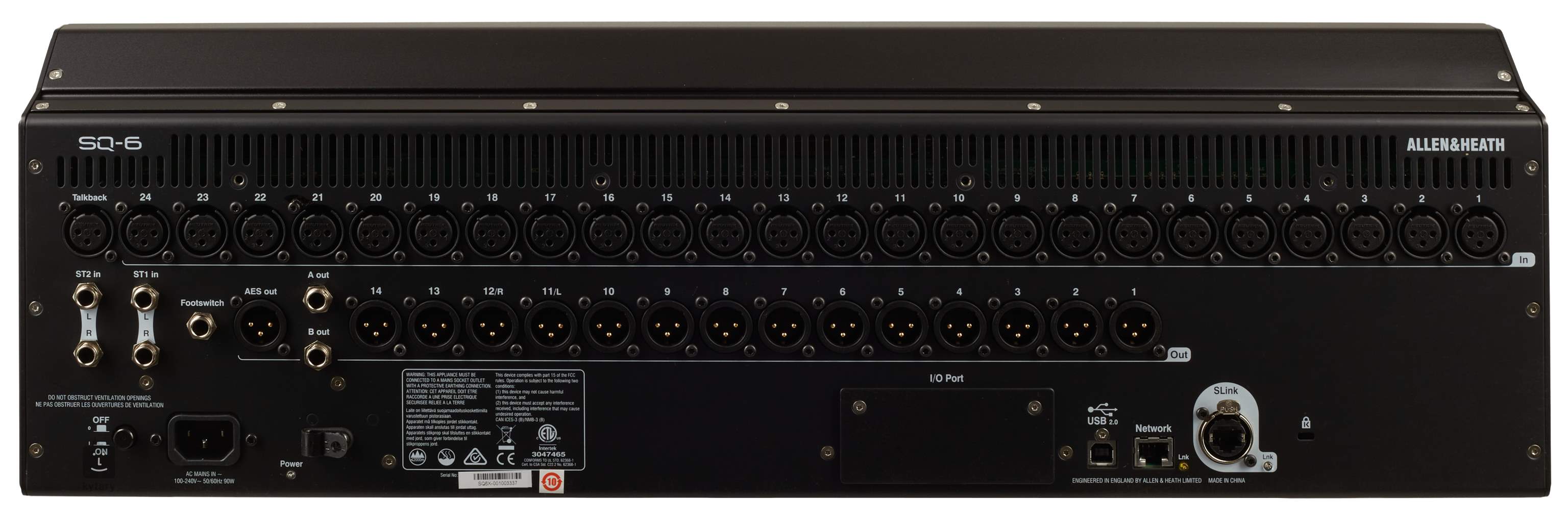 ALLEN&HEATH SQ6 Digitální mixážní pult Kytary.cz