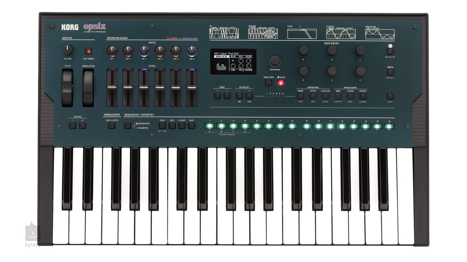 KORG Opsix Analogový syntezátor | Kytary.cz