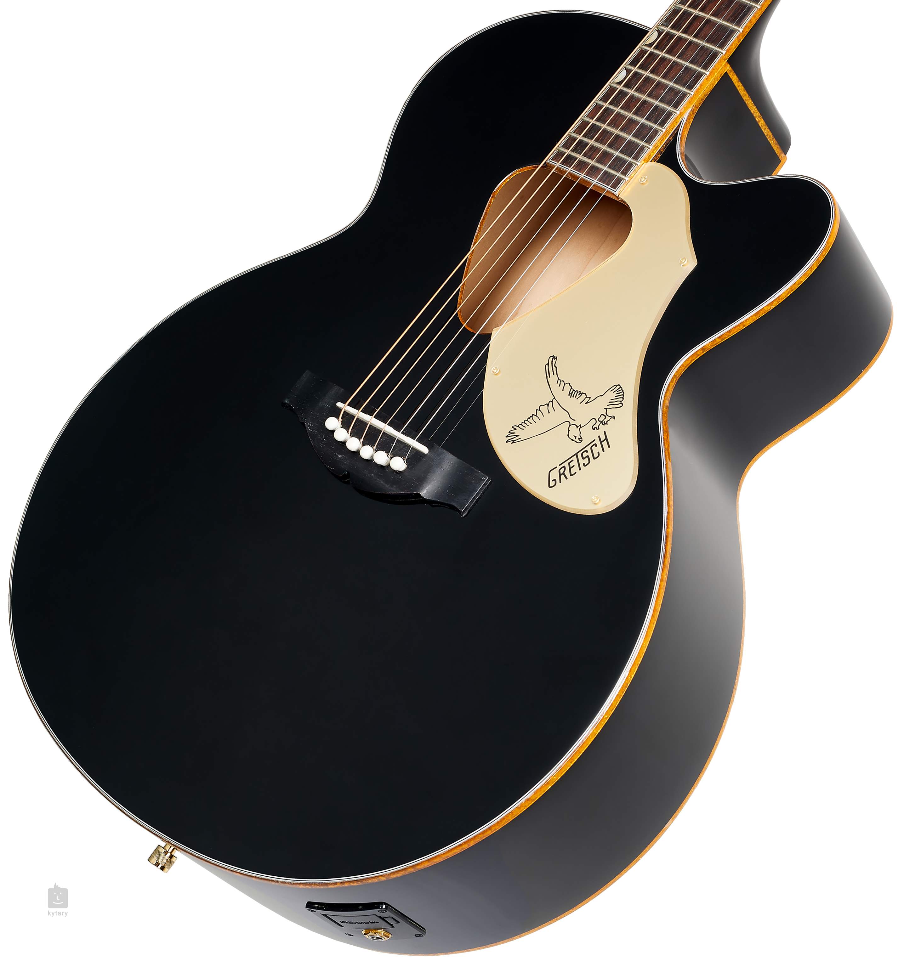 GRETSCH G5022CBFE Rancher Falcon Jumbo BK Elektroakustická kytara ...