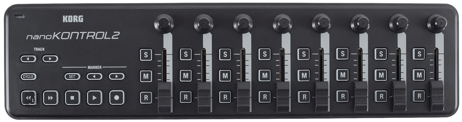 KORG nanoKONTROL2 BK USB/MIDI kontroler | Kytary.cz