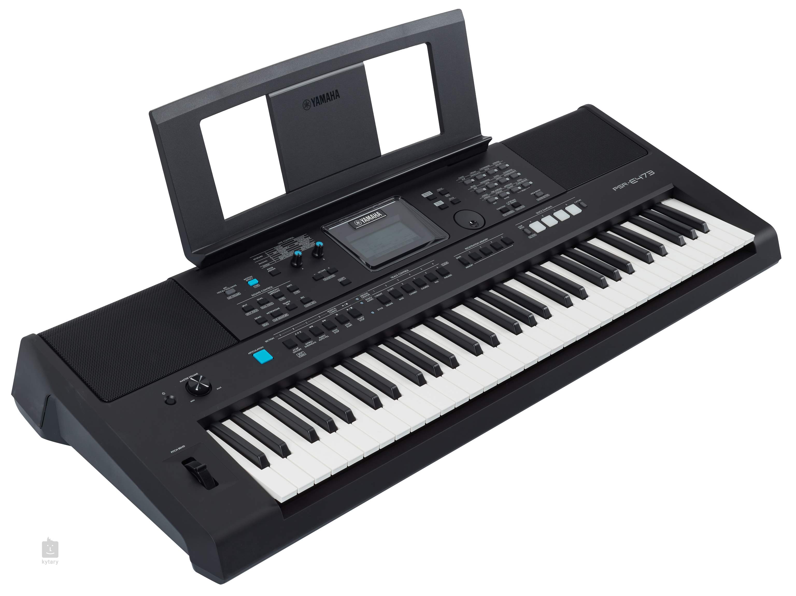 YAMAHA PSR-E473 Klávesy s dynamikou úhozu
