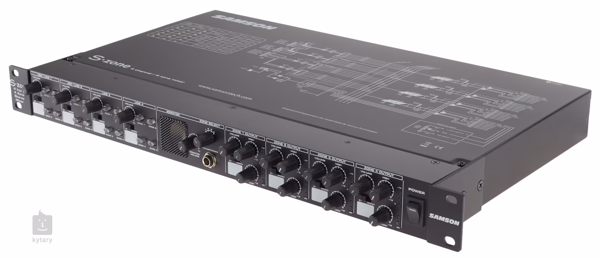 SAMSON S•ZONE Mixážní pult do racku