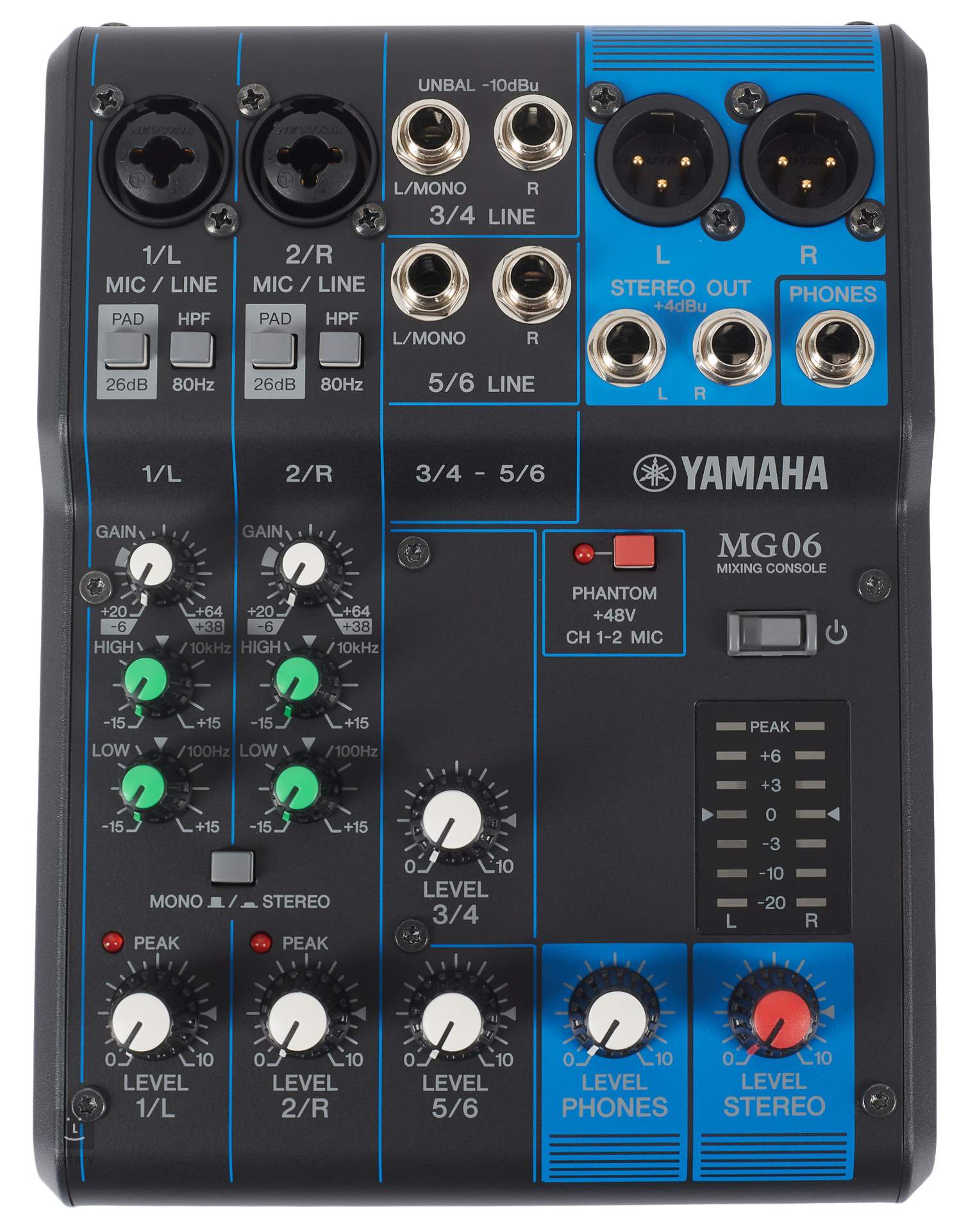 YAMAHA MG06 Analogový mixážní pult | Kytary.cz