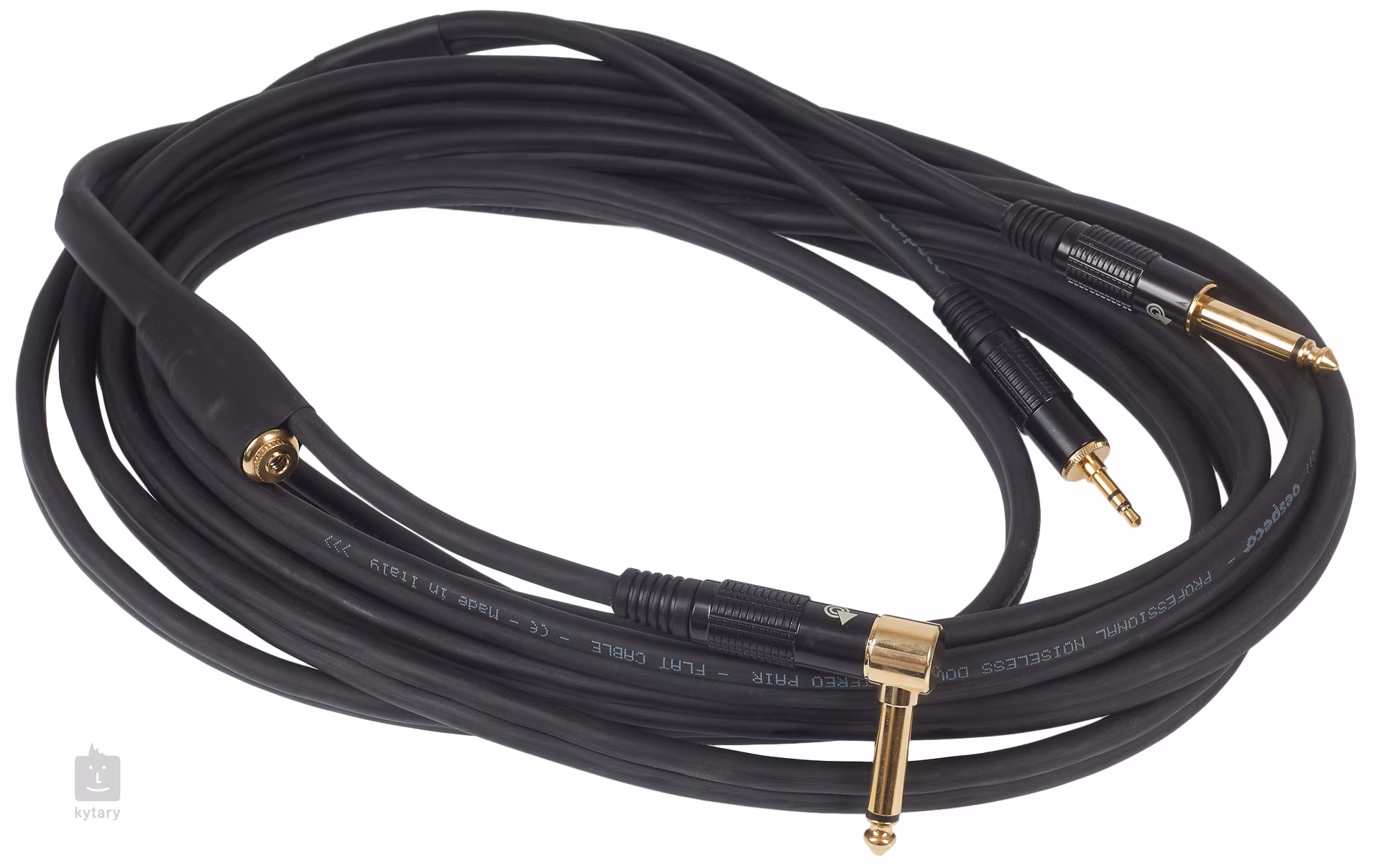 BESPECO Eagle Pro Instrument & Headphone Cable 5 m Angled Propojovací